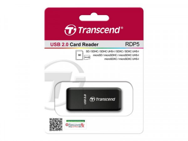 Card Reader Transcend P5 USB2.0 SD/microSD Card Reader (b)