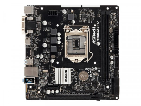 Mainboard ASRock H310CM-HDV 1151 M-ATX D-Sub/HDMI/DVI